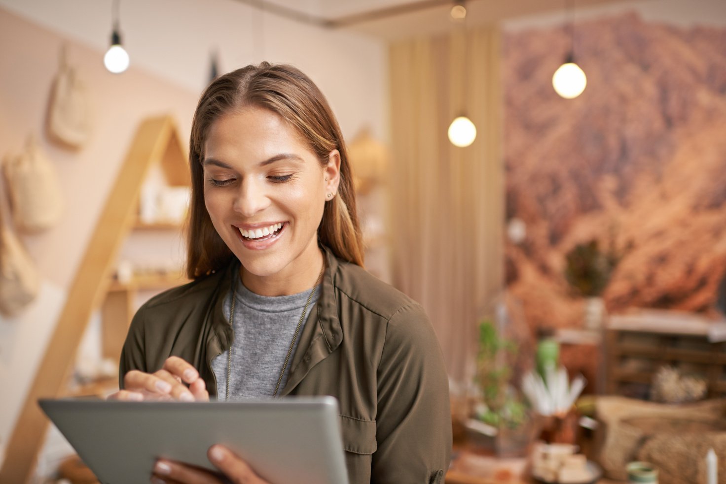 Keeping her stores online presence visible